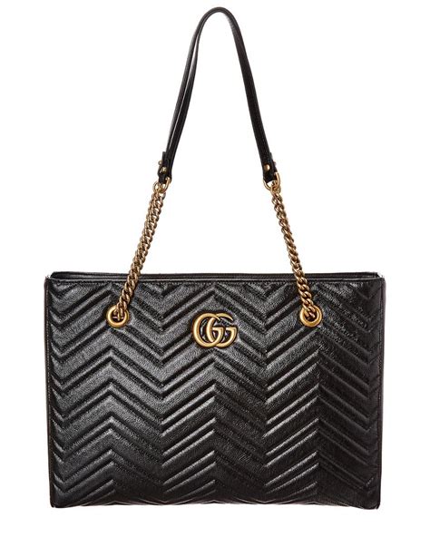 gucci gg marmont medium matelasse leather tote|gucci marmont mini street style.